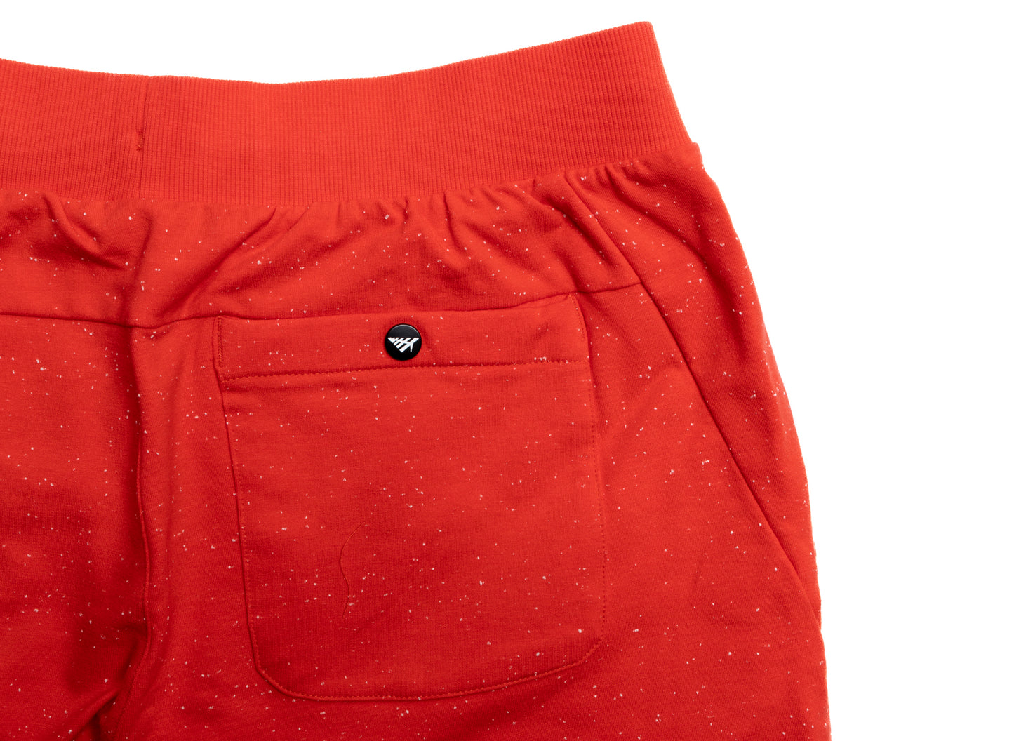 Paper Planes Speckled Shorts in Red