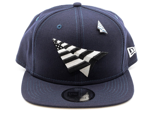 Paper Planes Navy Boy Crown Old School Snapback