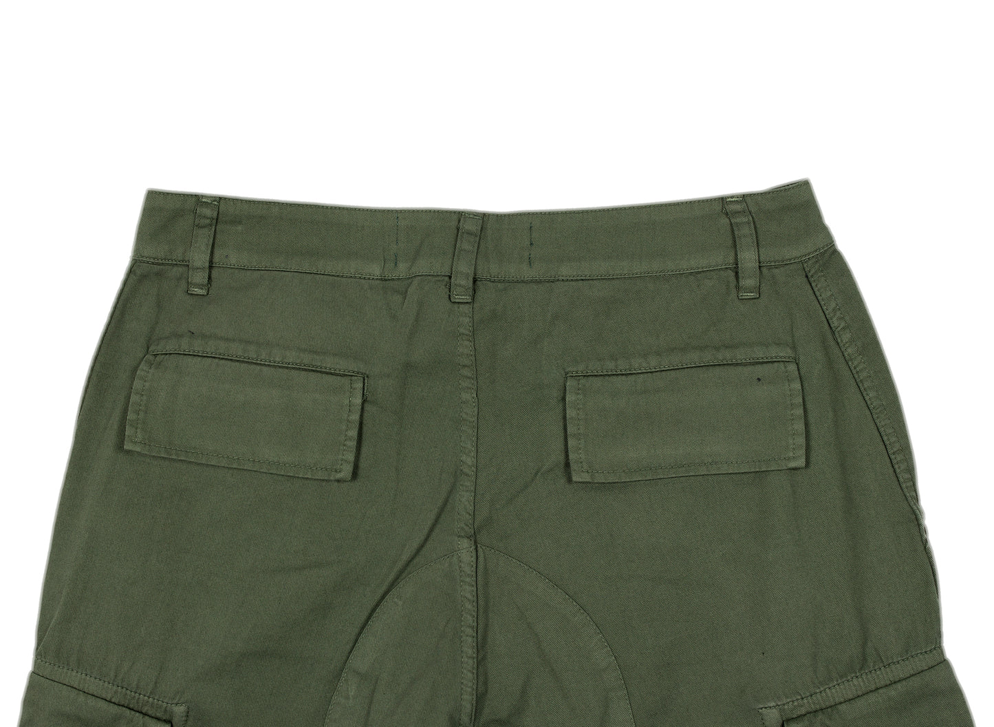 Reese Cooper Lightweight Cotton Cargo Pants in Forest Green