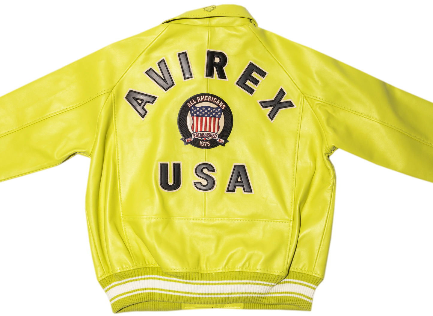 Avirex Icon Jacket in Limeade