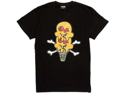 Ice Cream Two Scoops S/S Tee in Black