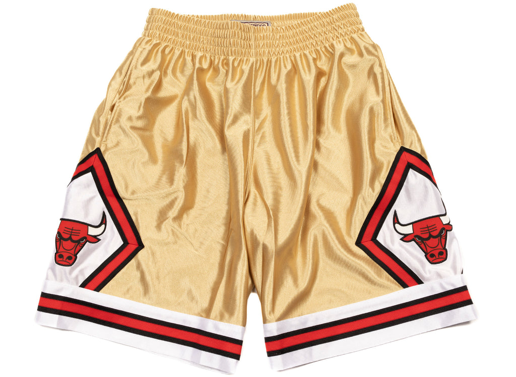Mitchell & Ness NBA 75th Gold Swingman Bulls Shorts