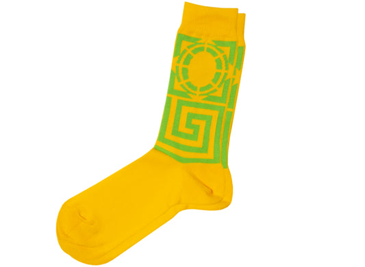 Rassvet (PACCBET) Men's Checker Sport Socks in Yellow