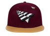 Paper Planes Original Crown Wool & Leather Snapback