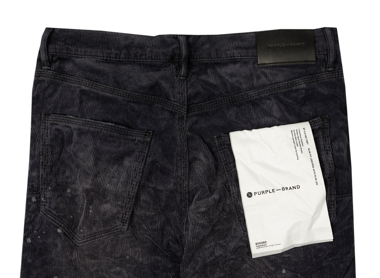 Purple Brand 3 Needle Black Wash Repair Jeans – Oneness Boutique