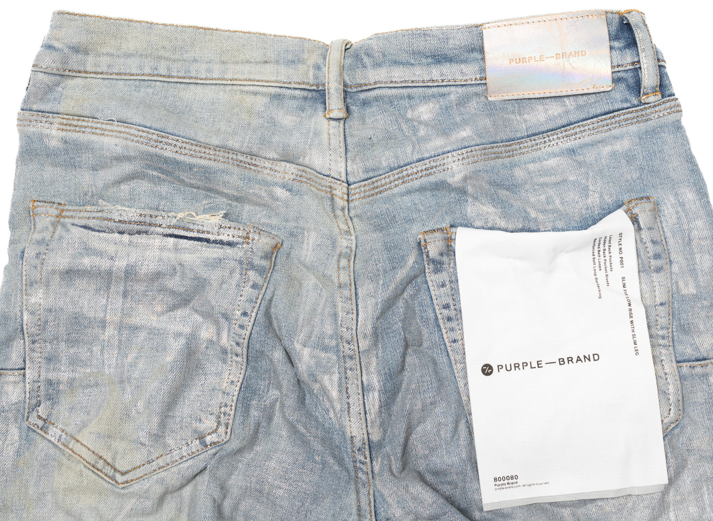 PURPLE-BRAND Iridescent Pearl Jeans