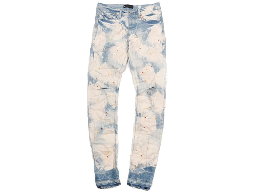 Purple Brand Bleached Out Splatter Jeans