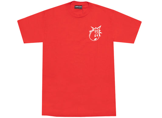 The Hundreds Simple Adam Tee in Red