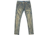 Purple Brand Indigo Brush Stroke Repair Jeans