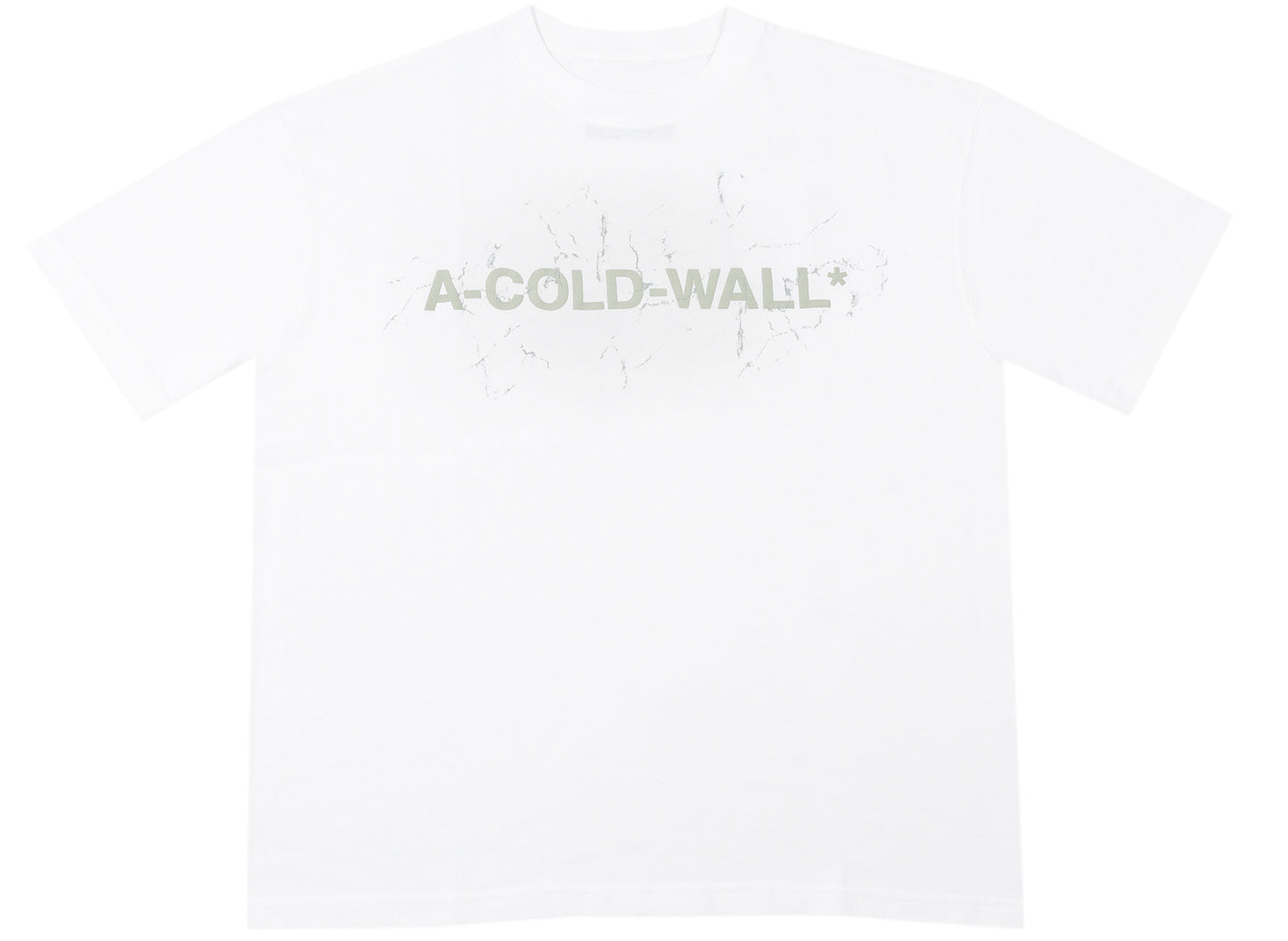 A-COLD-WALL* Knitted Logo S/S Tee in White
