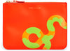 Comme des Garçon Ruby Eyes Wallet in Orange