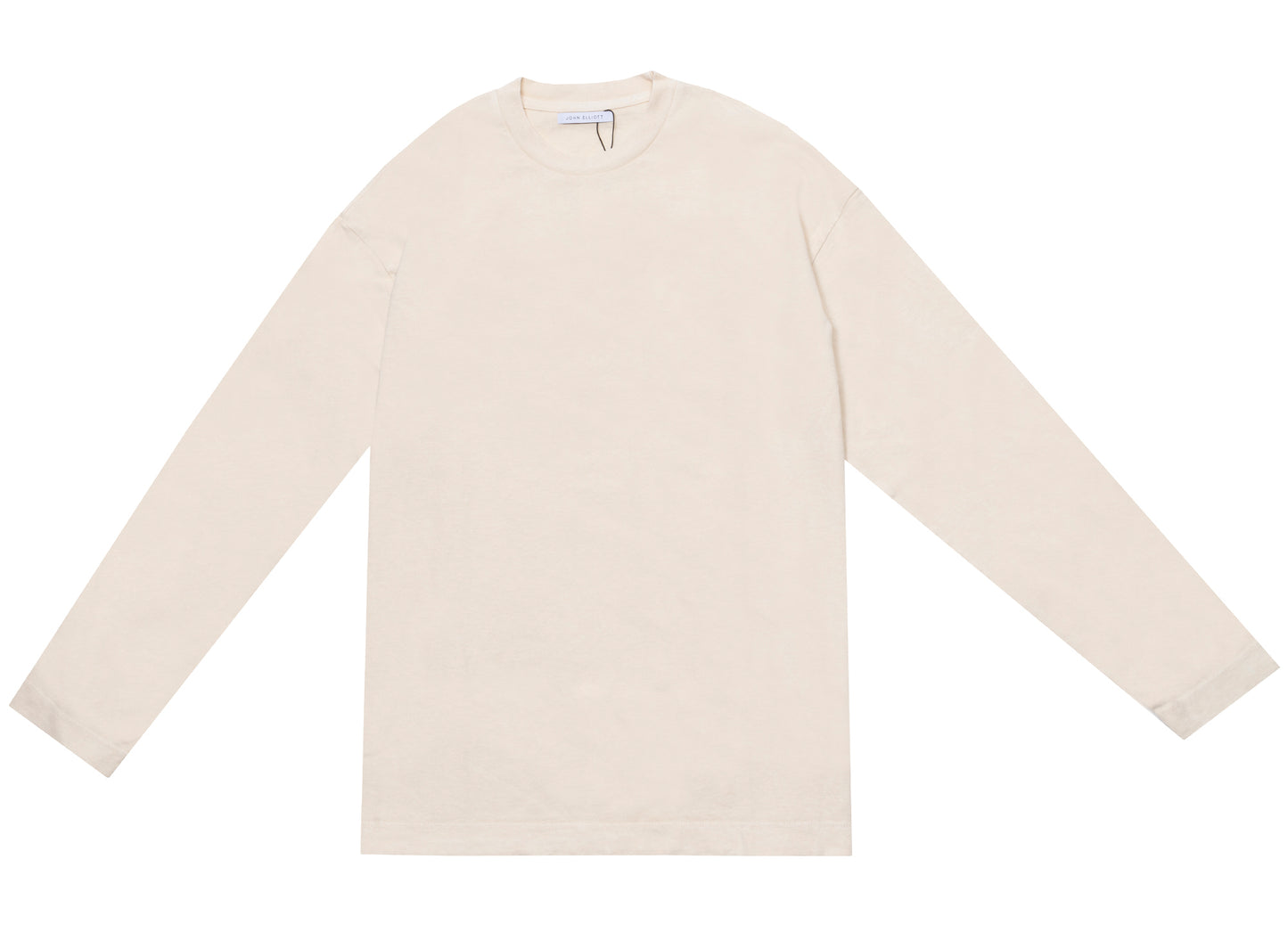 John Elliott Mineral Wash L/S Tee in Ivory