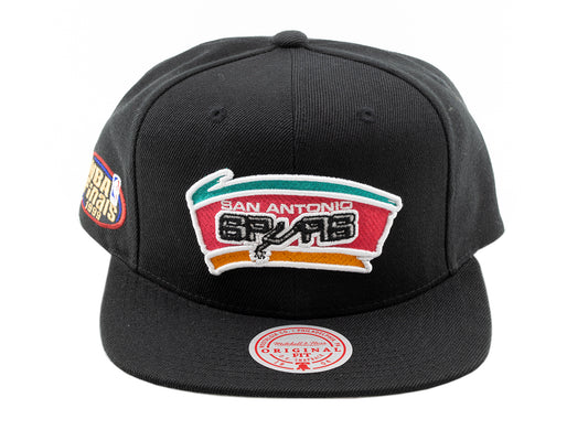 Mitchell & Ness NBA Finals Patch HWC San Antonio Spurs Snapback