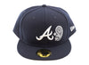 New Era Atlanta Braves 59FIFTY Paisley Brim Fitted Hat