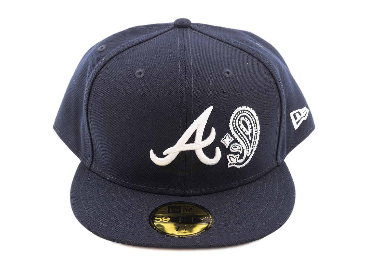 New Era Atlanta Braves 59FIFTY Paisley Brim Fitted Hat