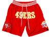 Just Don x Mitchell & Ness San Francisco 49ers Shorts