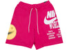 Nike Sportswear World Tour French Terry Shorts in Pink