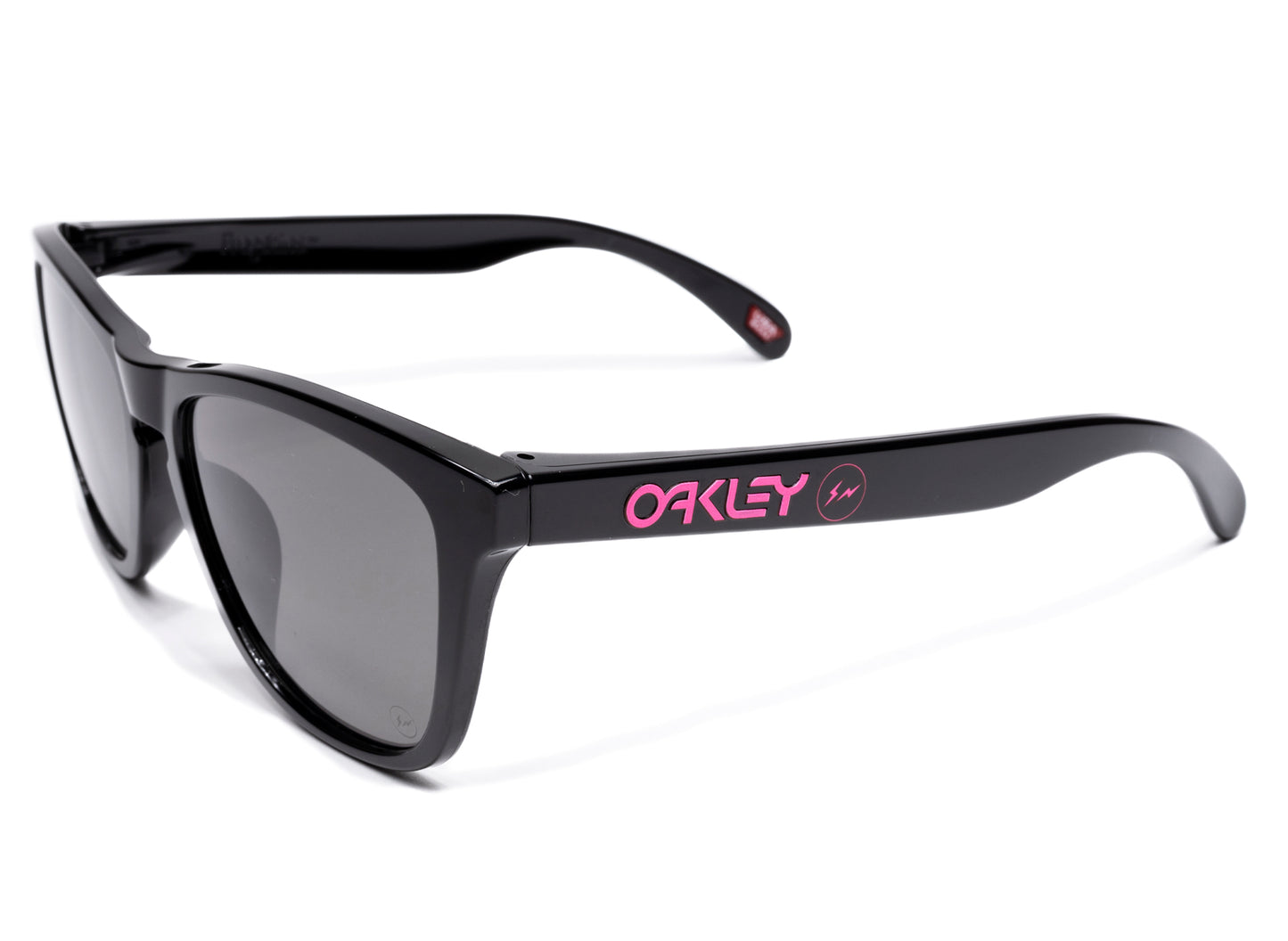 Oakley x FRGMNT Frogskins Polished Black w/ Prizm 'Vivid Pink' xl – Oneness Boutique