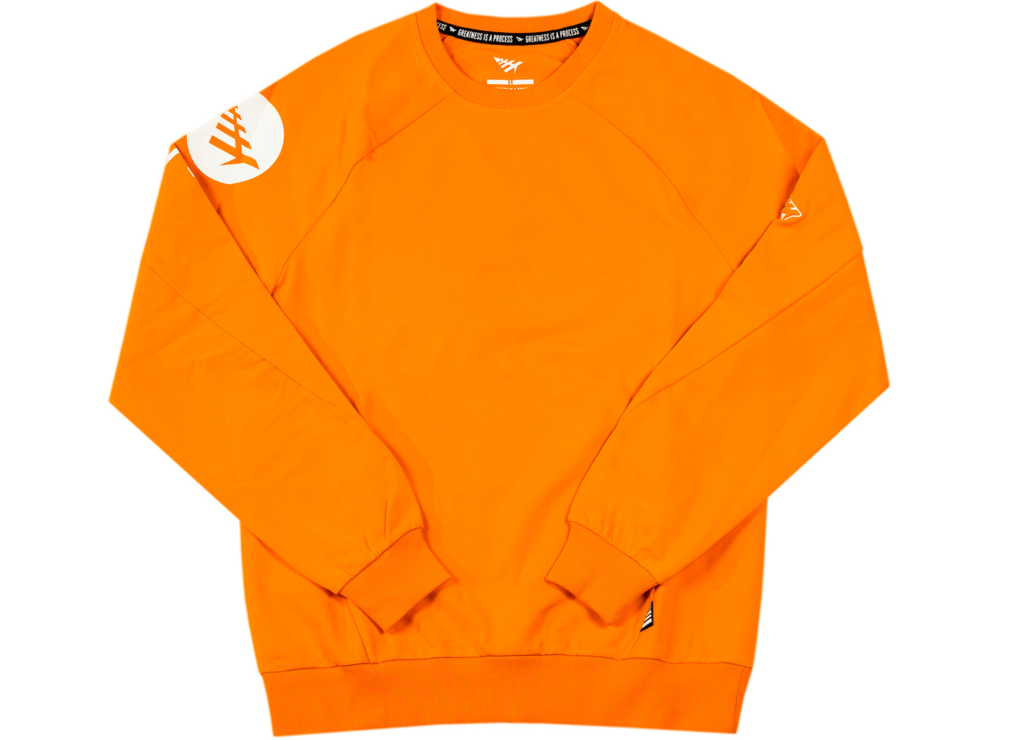 Paper Planes PLC Crewneck in Orange