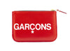 Comme des Garçon Huge Logo Wallet 'Red'