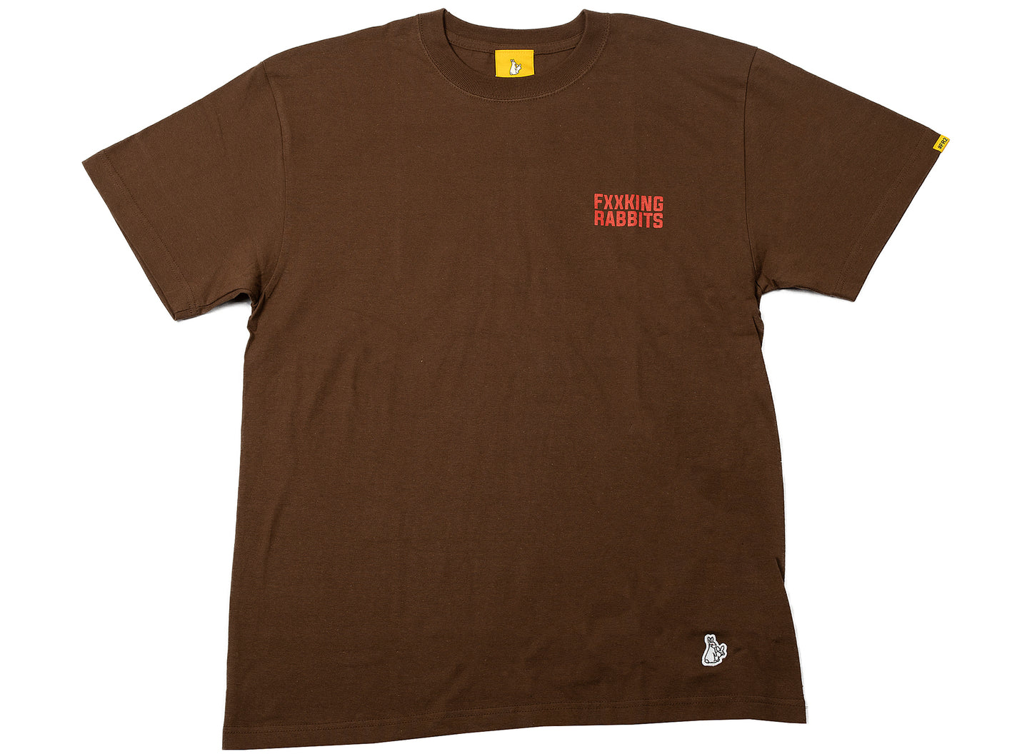 Fucking Rabbits The Pandemic T-Shirt in Brown