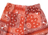 Fucking Rabbits Paisley Shorts in Red