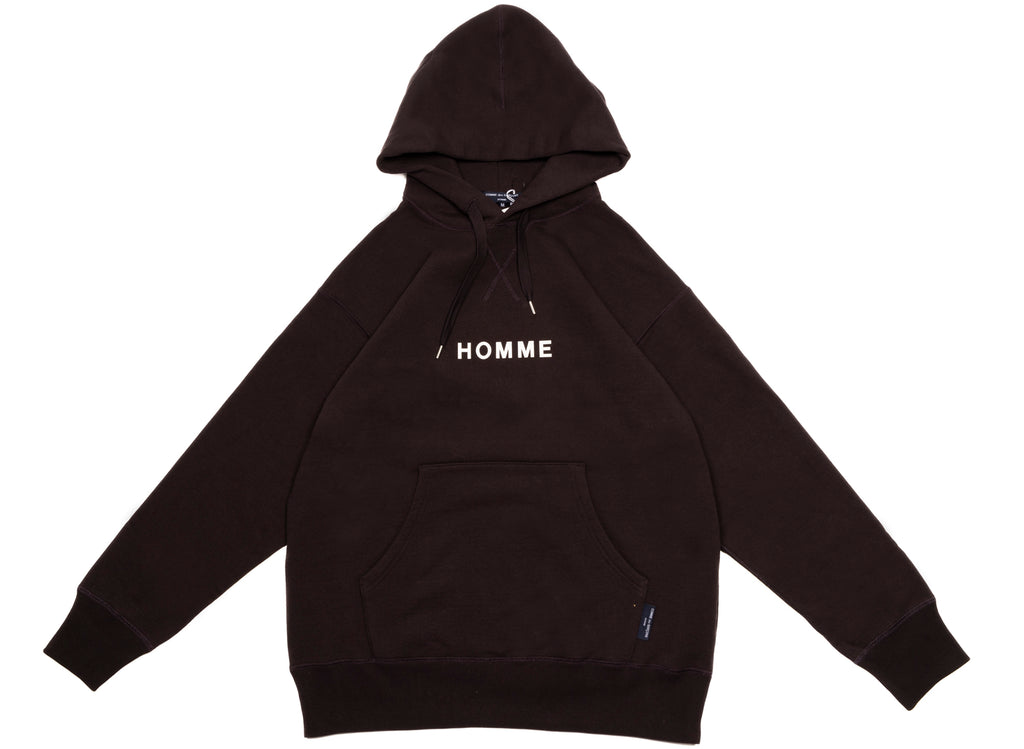 Comme des Garçons Homme Logo Hoodie in Black