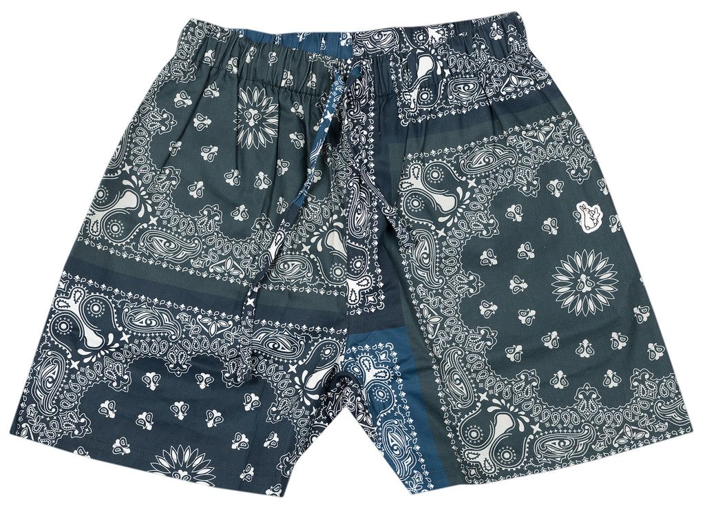 Fucking Rabbits Paisley Shorts in Navy