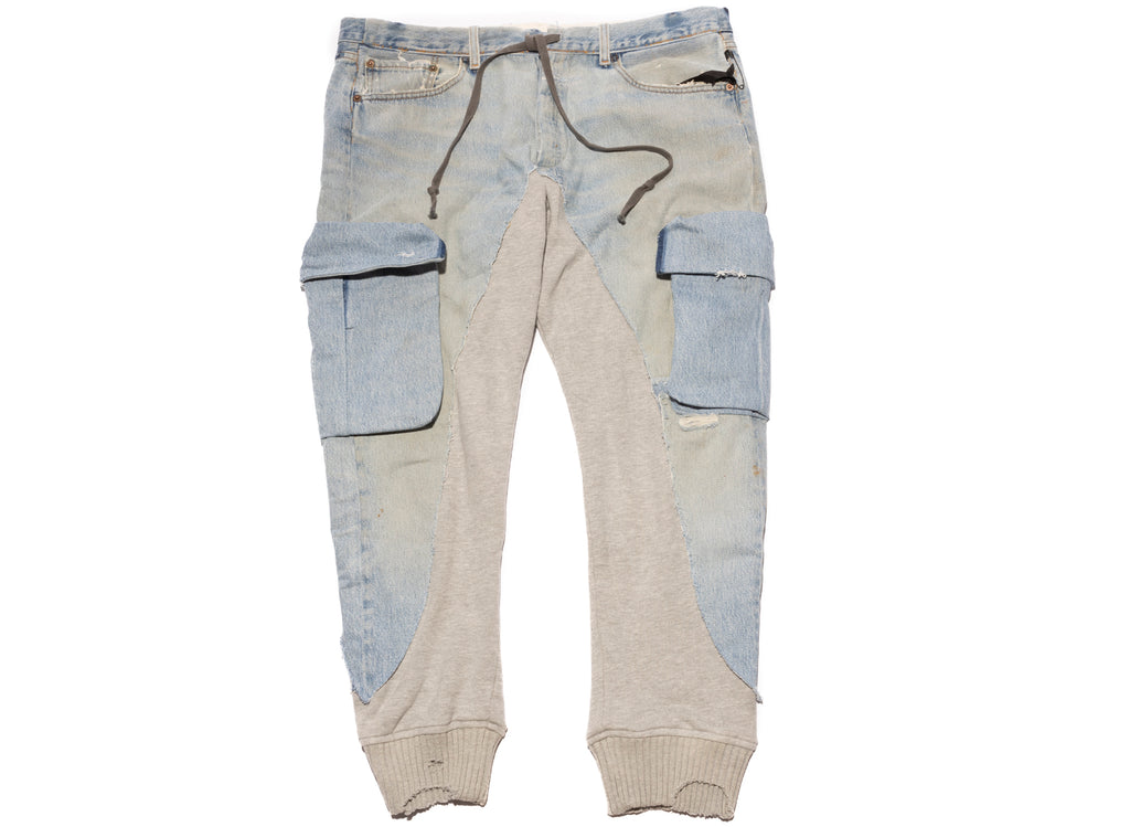 Greg Lauren 50/50 Cargo Lounge Pants
