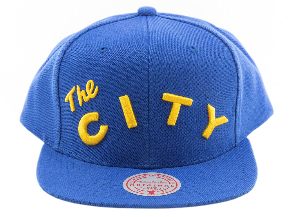 Mitchell & Ness NBA Remix Logo Snapback 'Golden State Warriors'