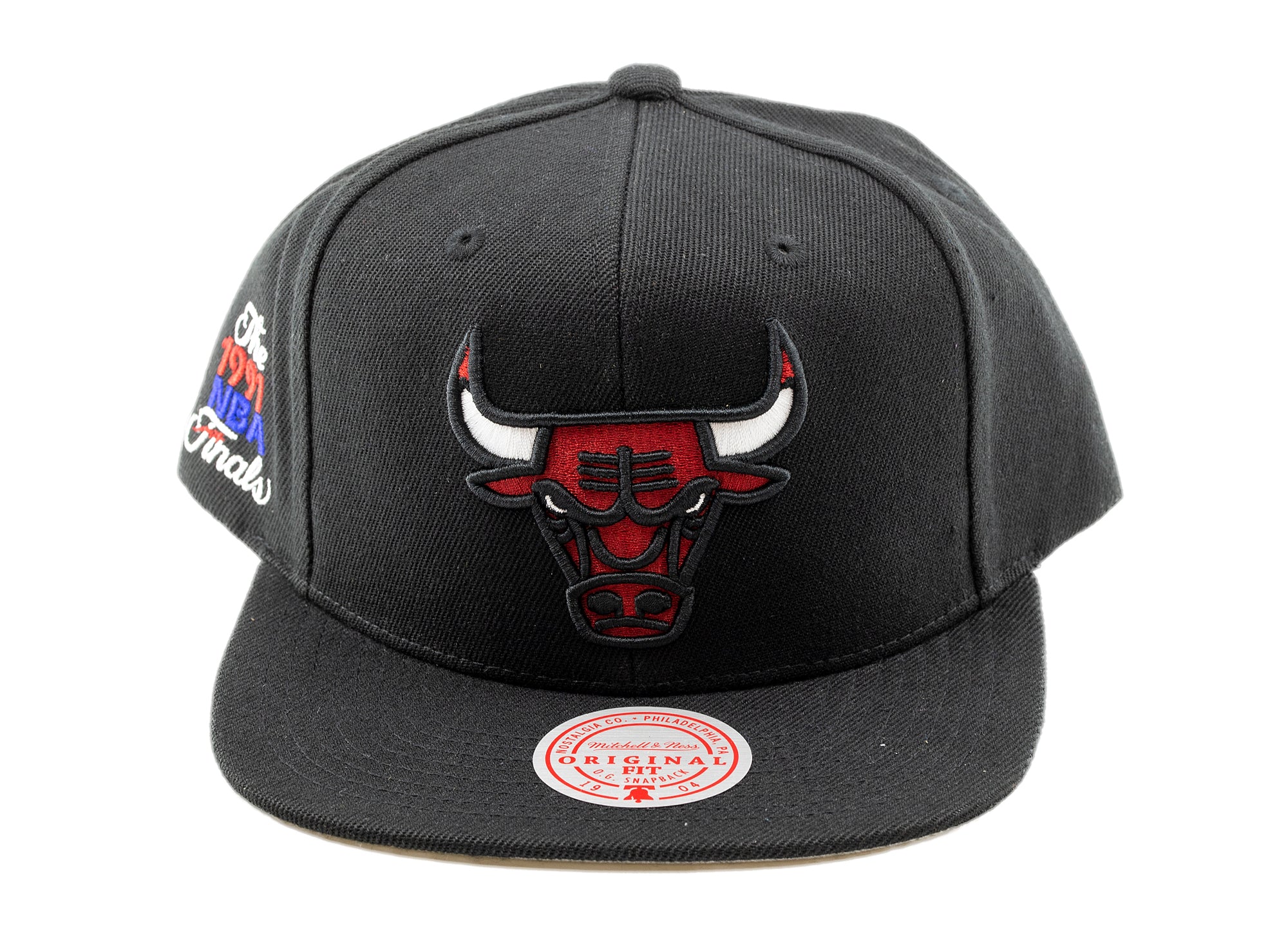 Mitchell & Ness Men's NBA Chicago Bulls Hwc Slap Sticker Classic Red Bulls