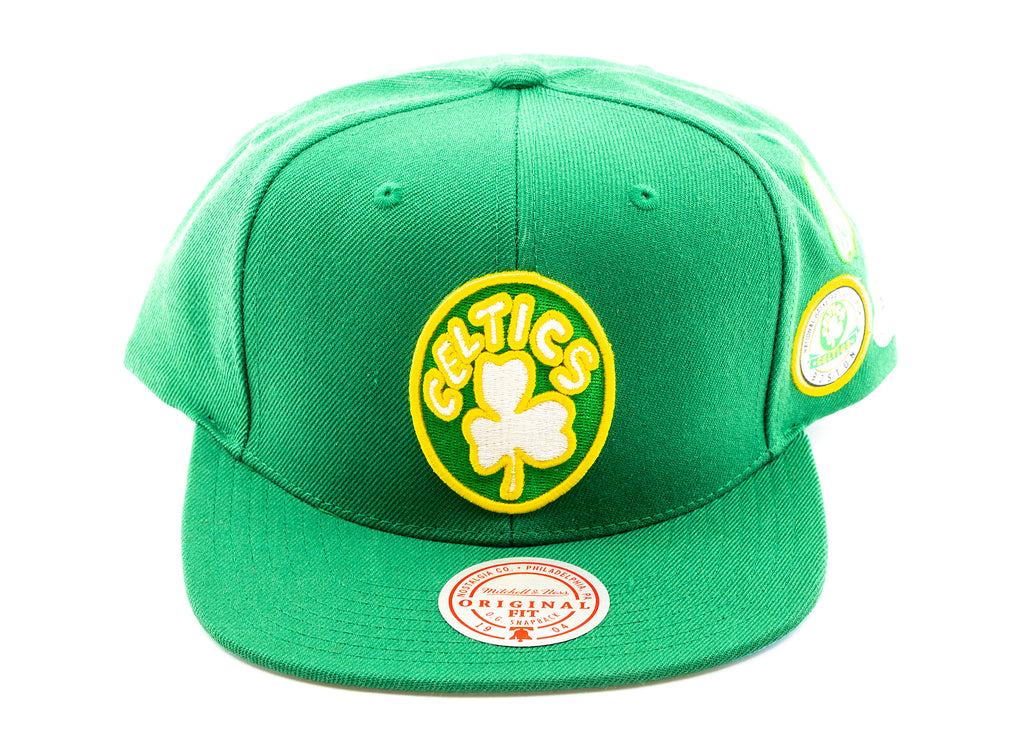 Mitchell & Ness Blue Under Finals Snapback HWC Boston Celtics