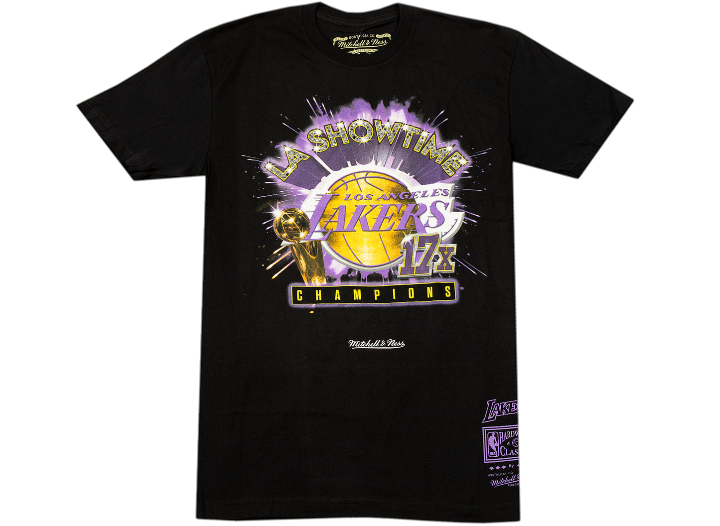 Mitchell Ness NBA Showtime 17x Los Angeles Lakers Tee