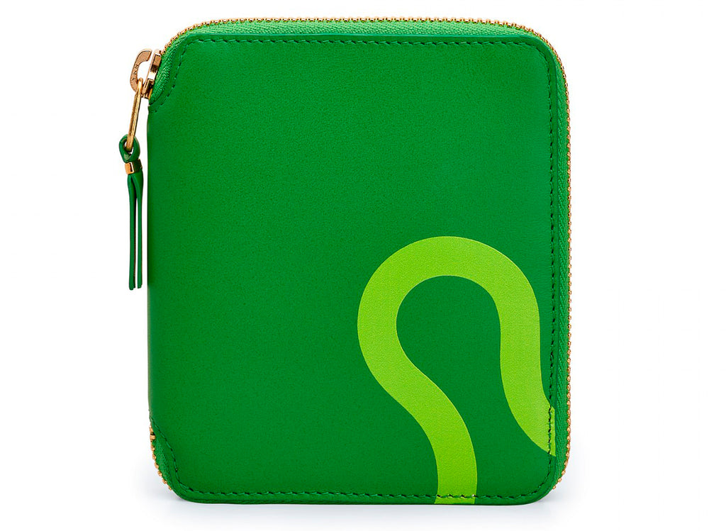 Comme des Garçon Ruby Eyes Wallet in Green