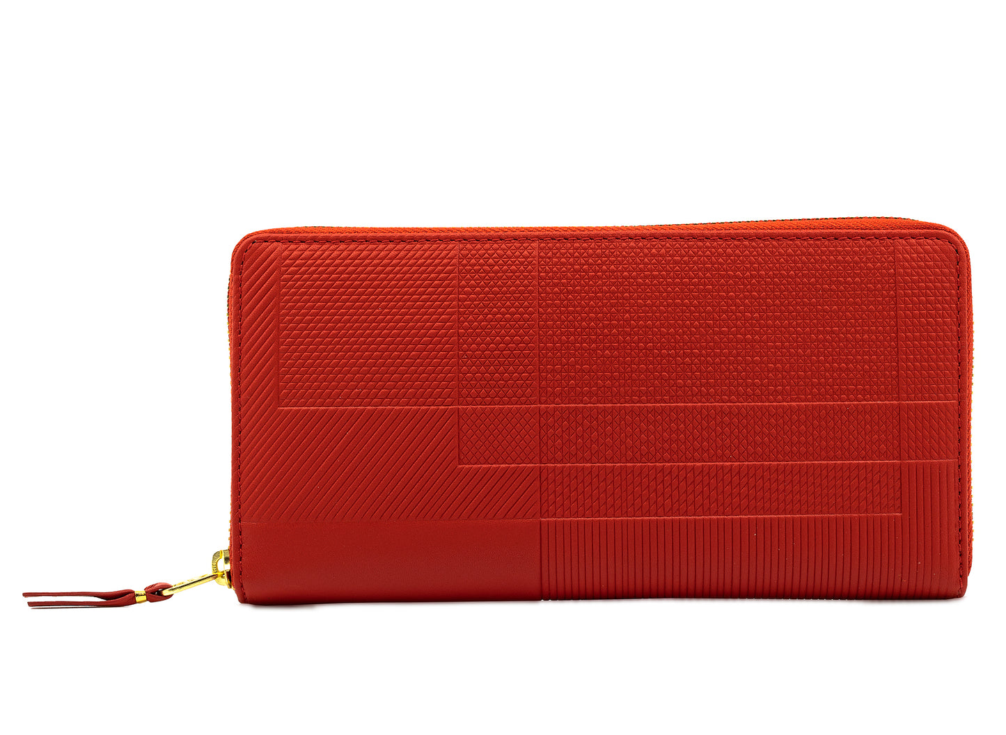 Comme des Garçon Intersection Lines Wallet in Red