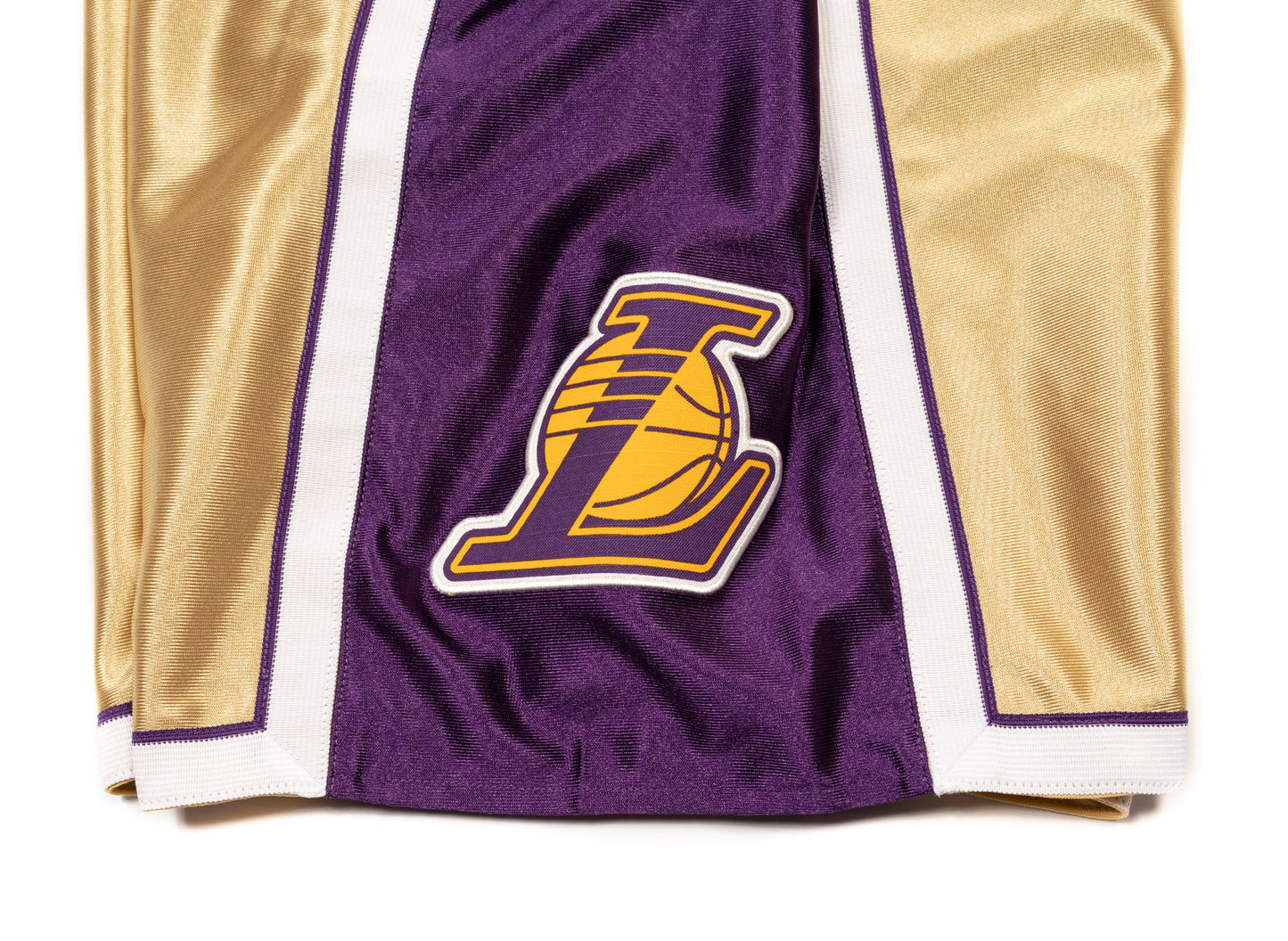 Mitchell & Ness NBA 75th Gold Swingman Lakers Shorts