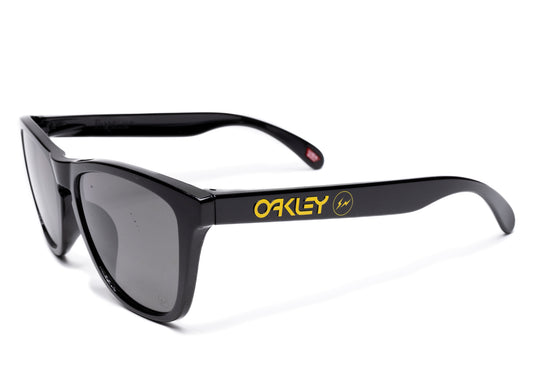 Oakley x FRGMNT Frogskins Polished Black w/ Prizm Grey 'Vivid Yellow' FRAGMENT xld