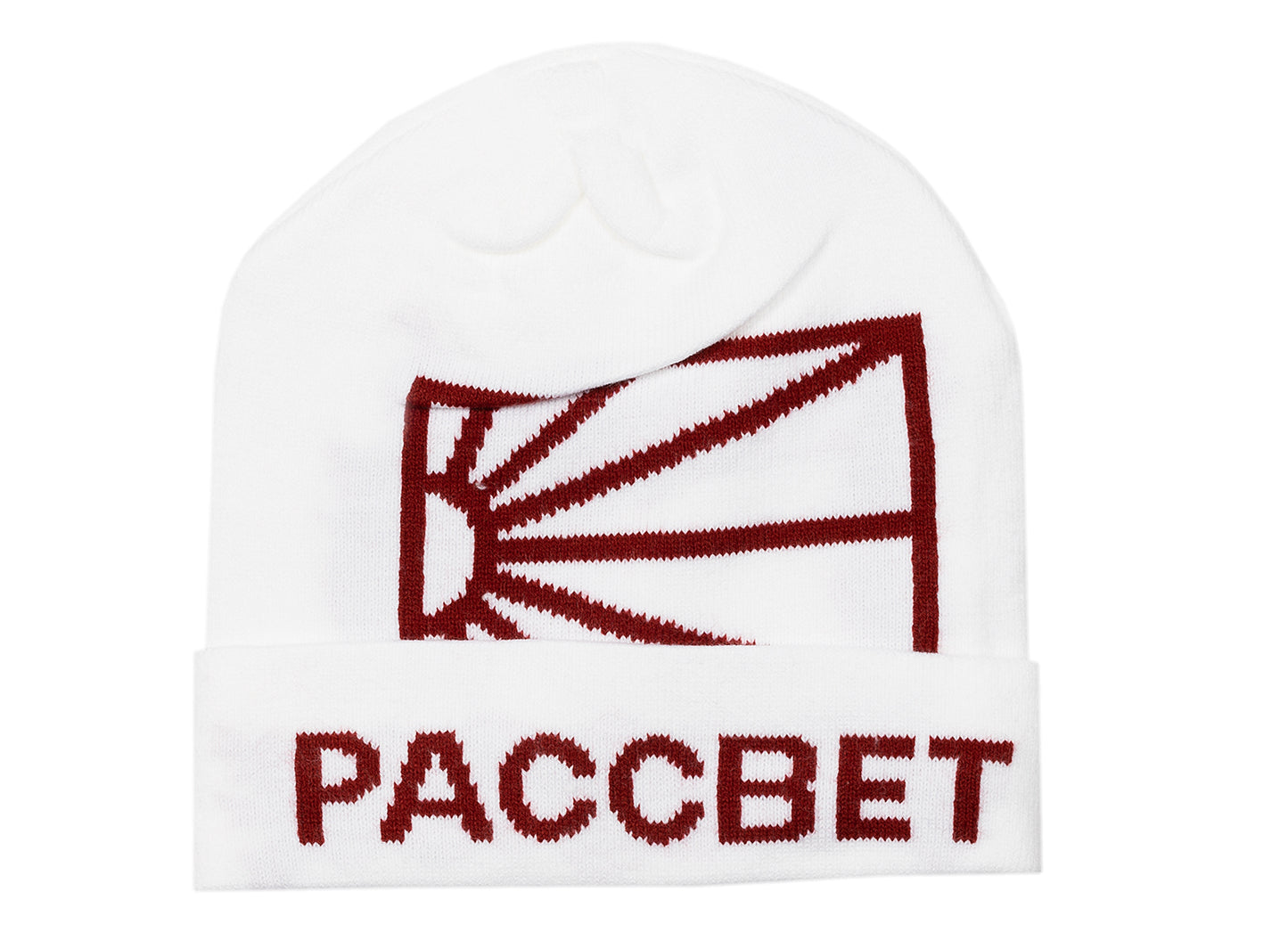 Rassvet (PACCBET) Acrylic Knit Beanie in White