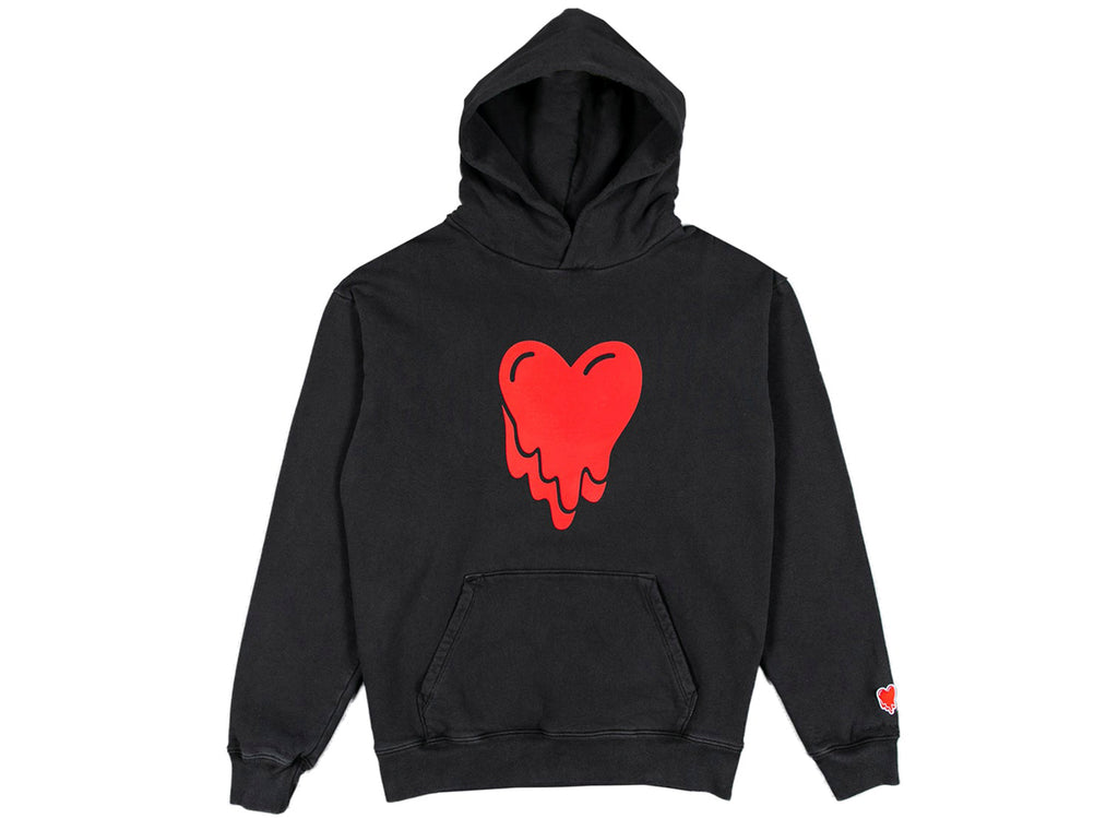 Emotionally Unavailable Heart Logo Hoodie