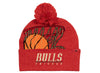 Mitchell & Ness NBA Free Throw Knit Bulls Beanie