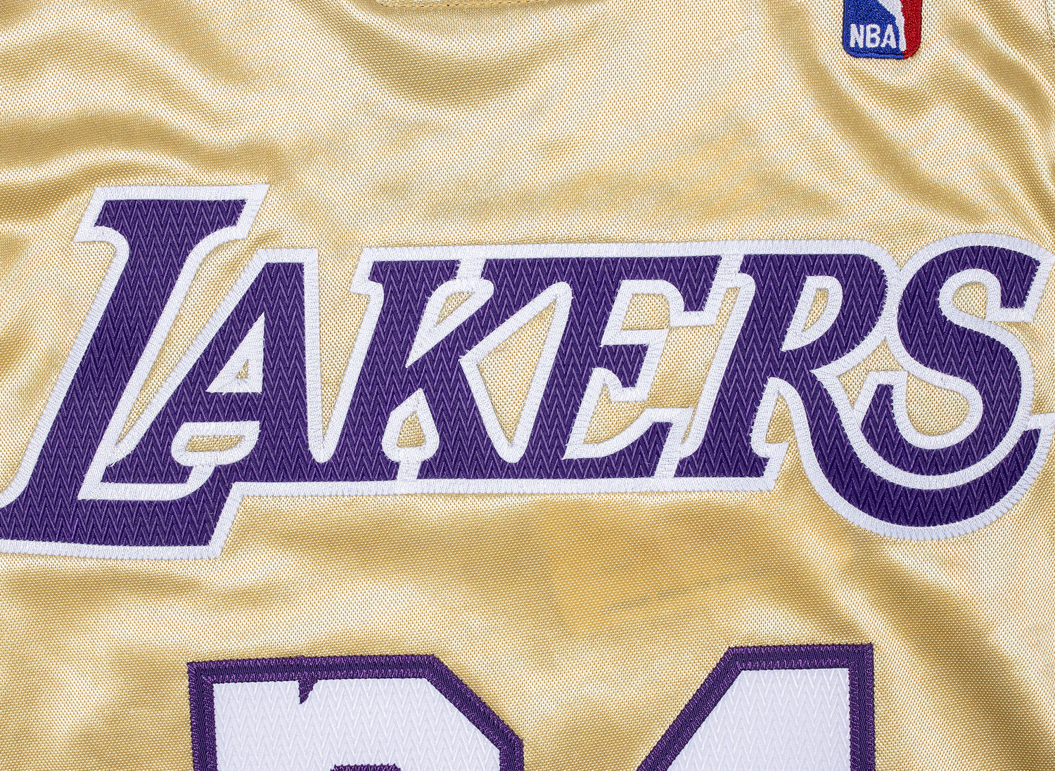 Mitchell and Ness Los Angeles Lakers Kobe Bryant Hall of Fame Authentic Jersey Gold