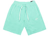 Nike Sportswear Classic Fleece Shorts in Aqua Blue