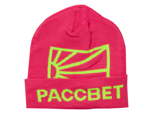 Rassvet (PACCBET) Acrylic Knit Beanie in Pink