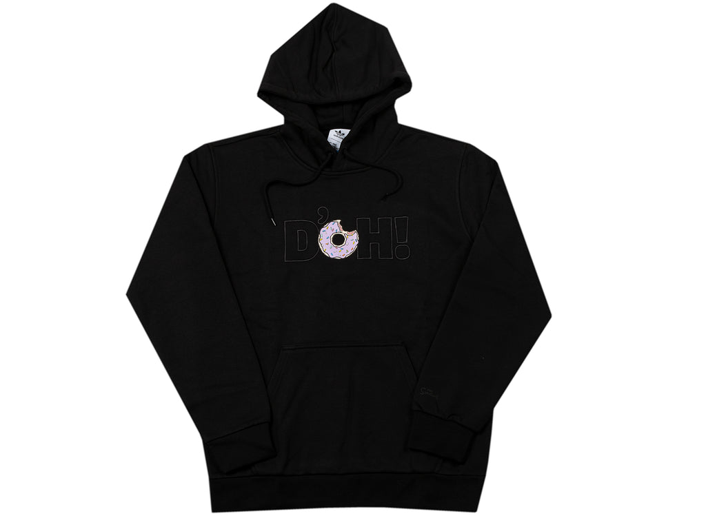 Adidas x The Simpsons Donuts Hoodie in Black