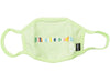 BBC Letters Face Mask in Green