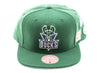 Mitchell & Ness Blue Under Finals Snapback HWC Milwaukee Bucks