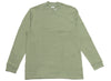 Nike Life Long Sleeve Mock Neck Shirt in Oil Green
