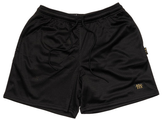Advisory Board Crystals Abc. 123. Mesh Shorts in Anthracite