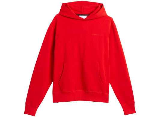 Adidas Pharrell Williams Basics Hoodie in Vivid Red