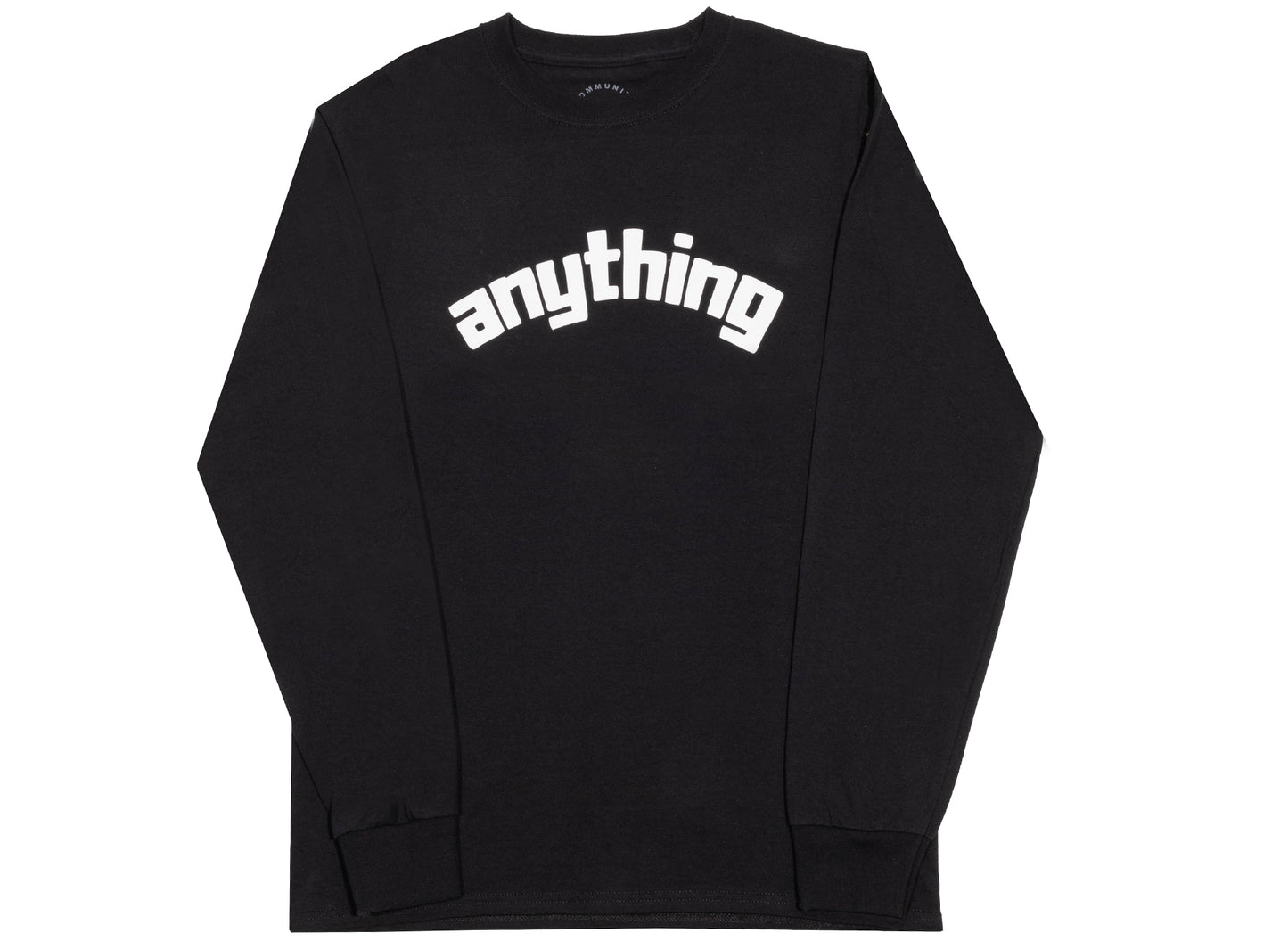 aNYthing Arch Logo L/S Tee in Black
